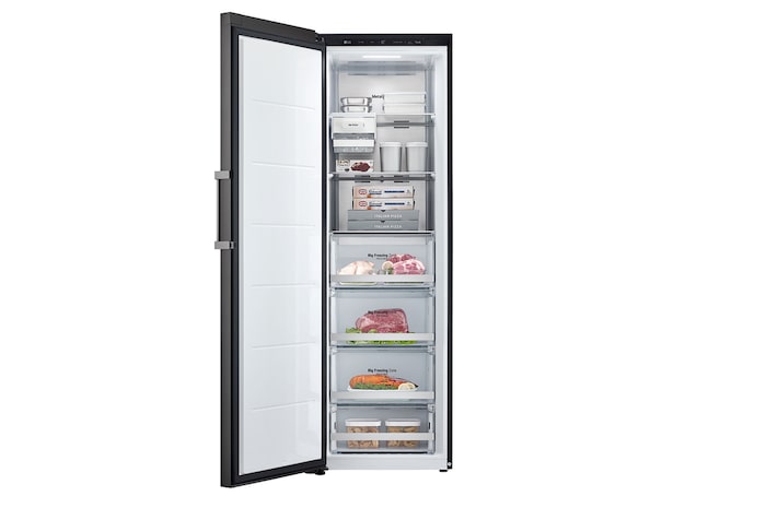 front door open with food