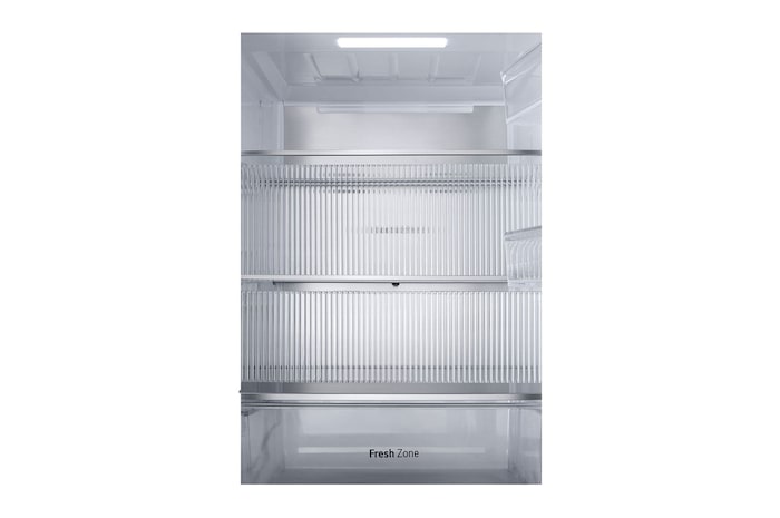 крупный план ящика холодильника с нижней морозильной камерой