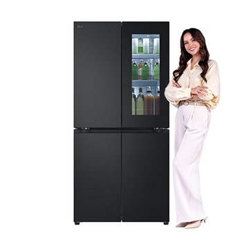 Front view of Многодверный холодильник LG GC-V22FFBMB 458л GC-V22FFBMB