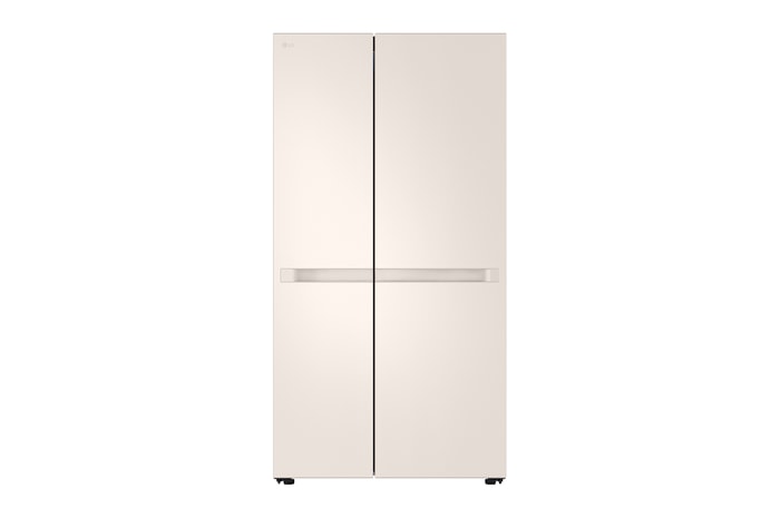 Вид Холодильник GC-B257KEHW LG Side-by-Side 658л спереди