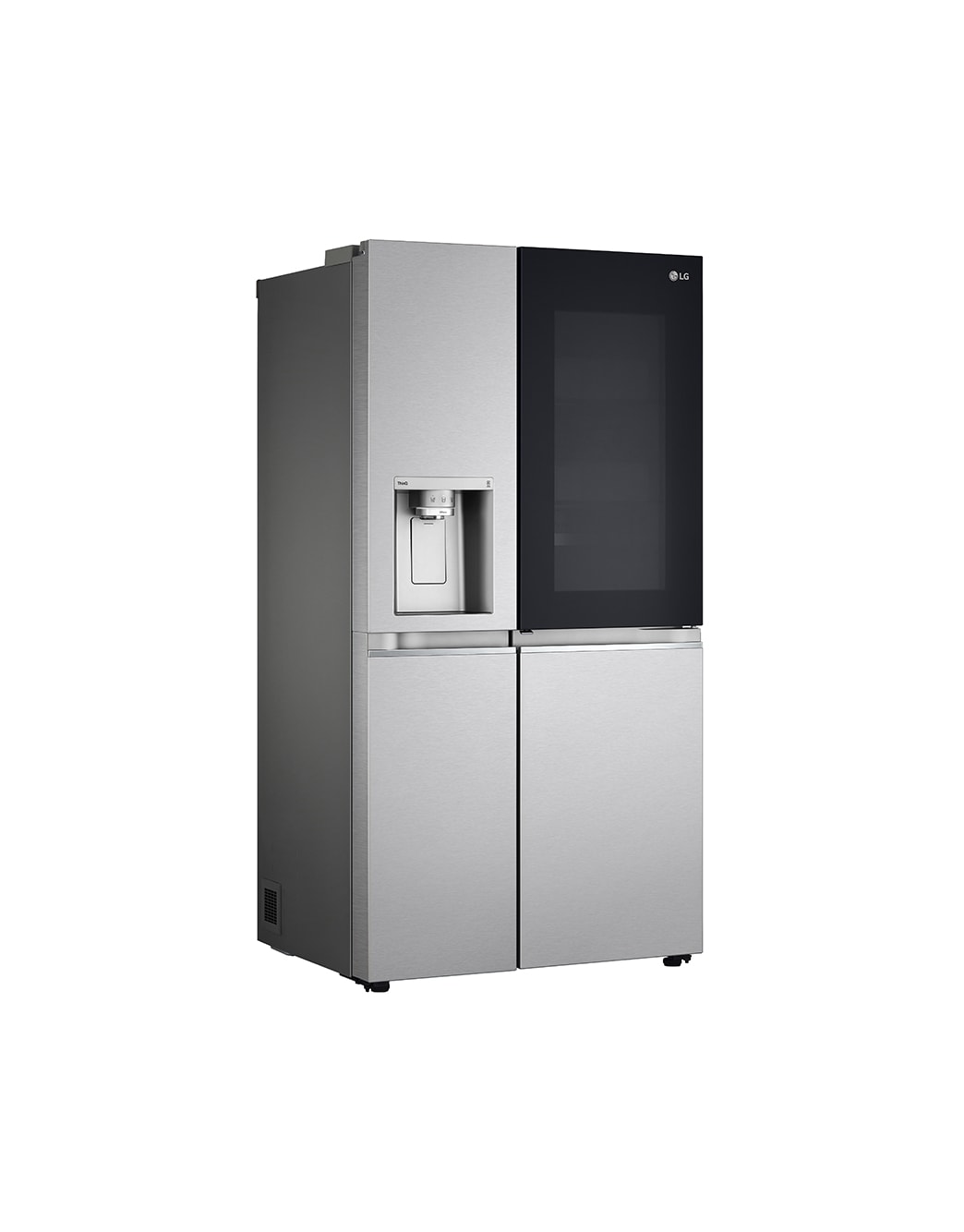 Вид холодильника GC-X257CAEV, LG Side-by-Side, 617л спереди | LG KZ