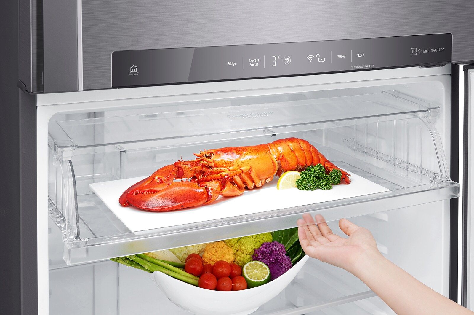 LG Холодильник GN-H702HMHL, HygieneFresh+™ 376л, GN-H702HMHL