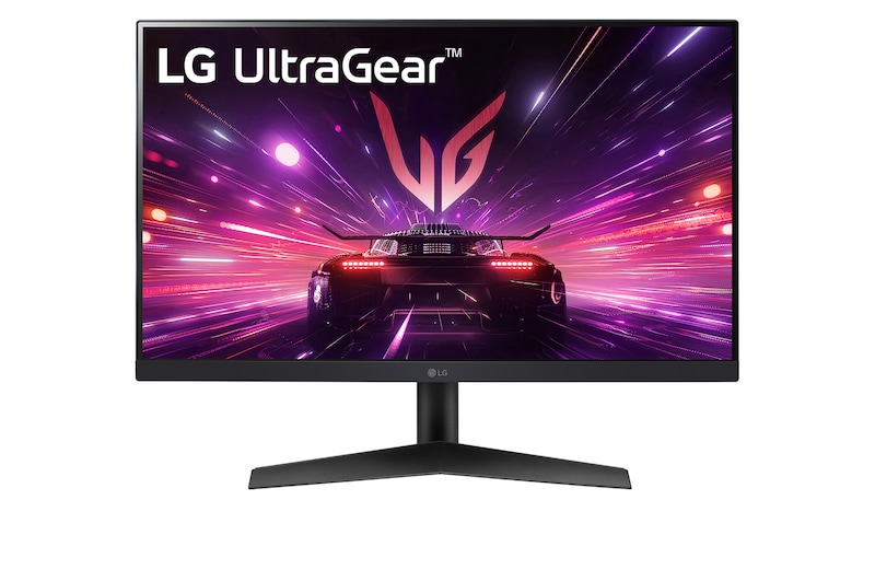 Front view of 24-дюймовый игровой монитор UltraGear™ Full HD IPS | 180 Гц, IPS 1 мс (GtG), HDR10 24GS60F-B