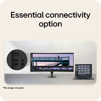 Вид сбоку на подставку монитора с наклоненным вперед монитором
