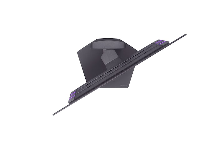 Вид сверху монитора с поворотом на -30 градусов