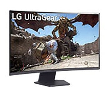 LG 32-дюймовый изогнутый игровой монитор UltraGear™ 1000R | QHD, 1ms (GtG), 180Hz, 32GS60QC-B