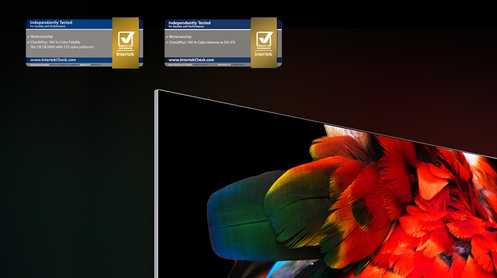 Сертификация Intertek Color Fidelity. Сертификация Intertek Color Volume.