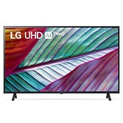 Вид 75-дюймовый UHD смарт-телевизор LG UR78 2023 года 75UR78009LL спереди