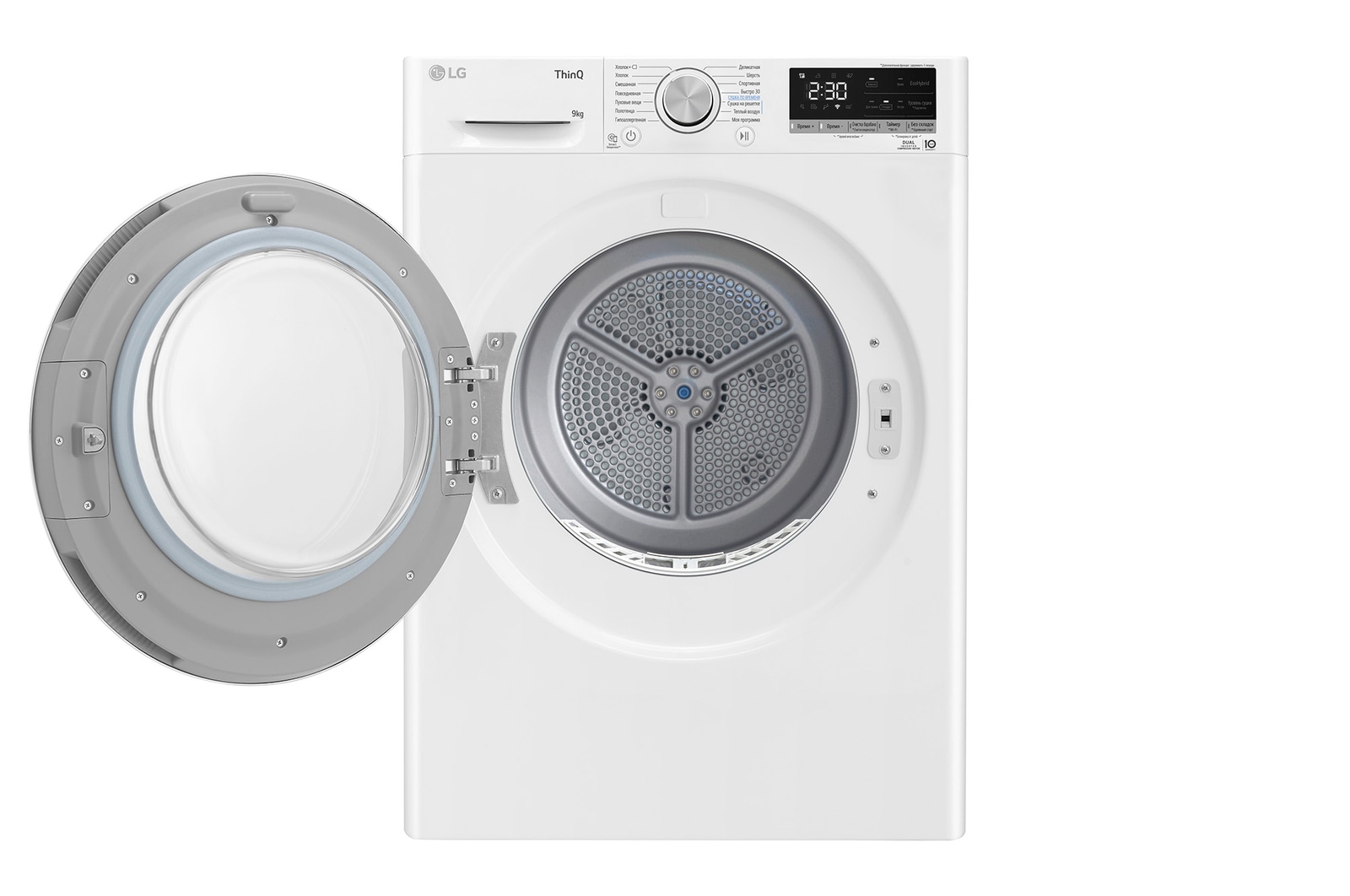 LG Сушильная машина LG DC90V5V0W с тепловым насосом 9 кг, DC90V5V0W