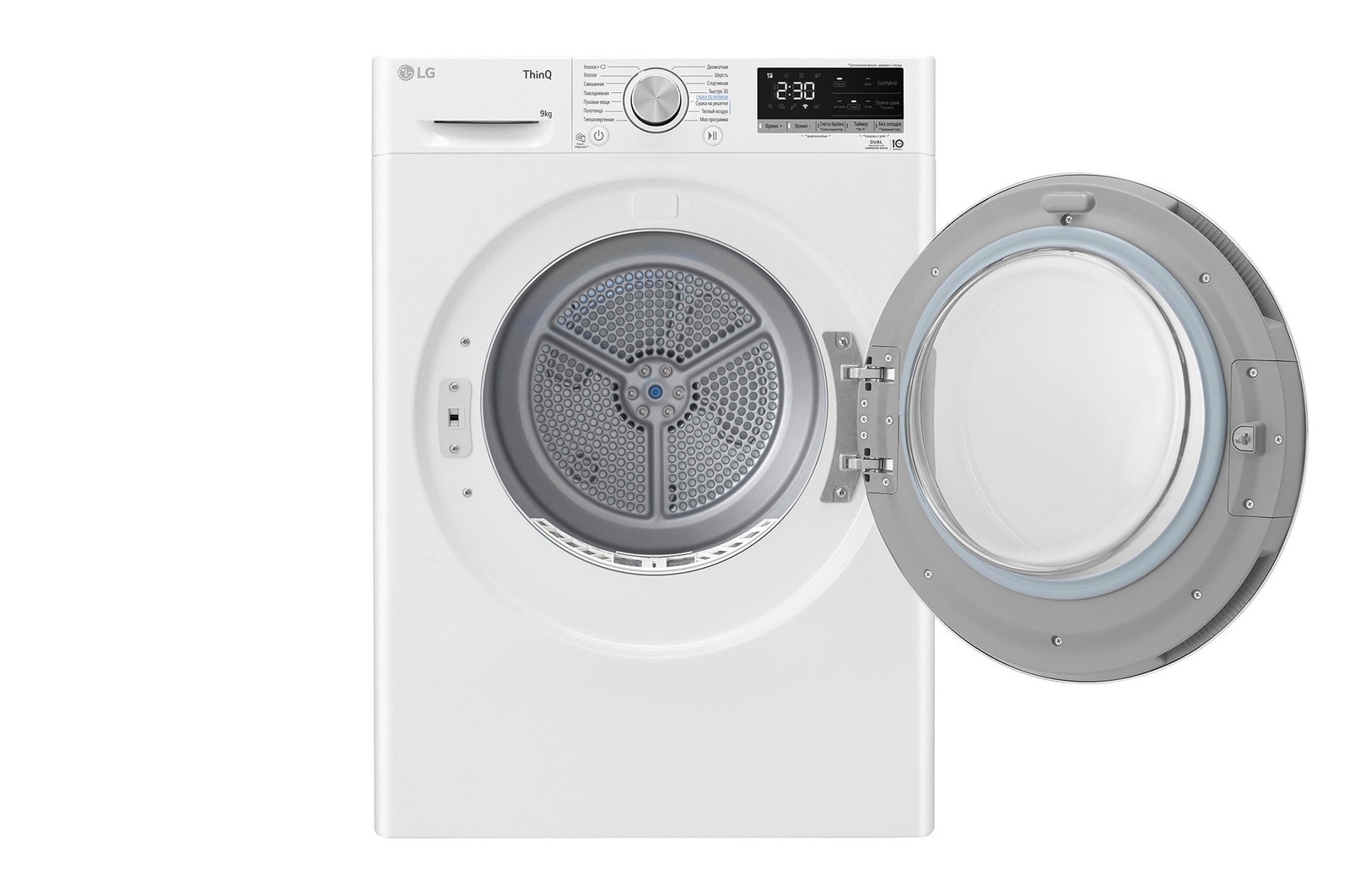 LG Сушильная машина LG DC90V5V0W с тепловым насосом 9 кг, DC90V5V0W