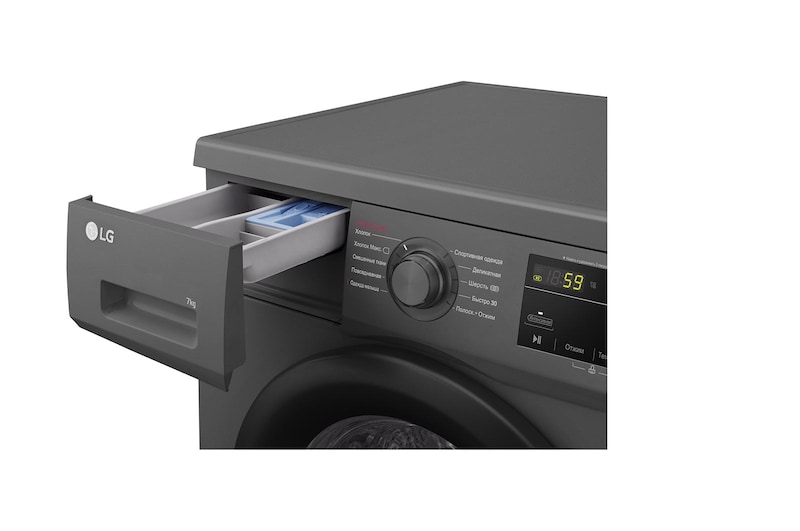 LG Стиральная машина LG 7 кг - 6 движений заботы, F2J3HS8J