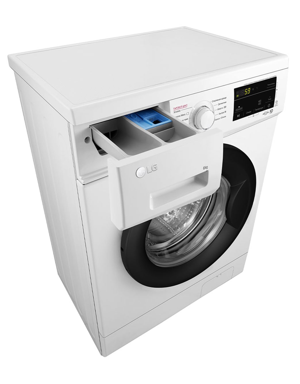 Стиральная машина LG 6 кг - 6 движений заботы - F2J3NS8W | LG KZ