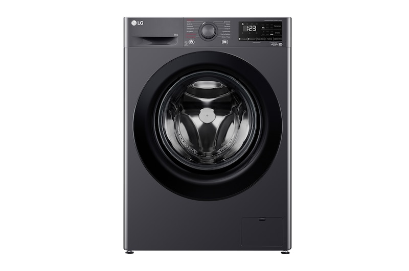 Вид стиральной машины F2V3PS6J 8 кг - LG AI DD™ спереди