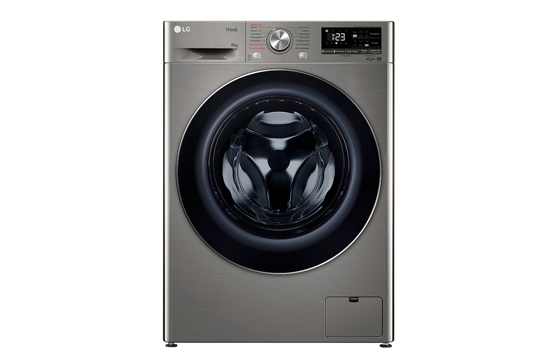 LG Стиральная машина LG 8 кг - AI DD™ |  Steam™ | ThinQ™, F2V5PS2S