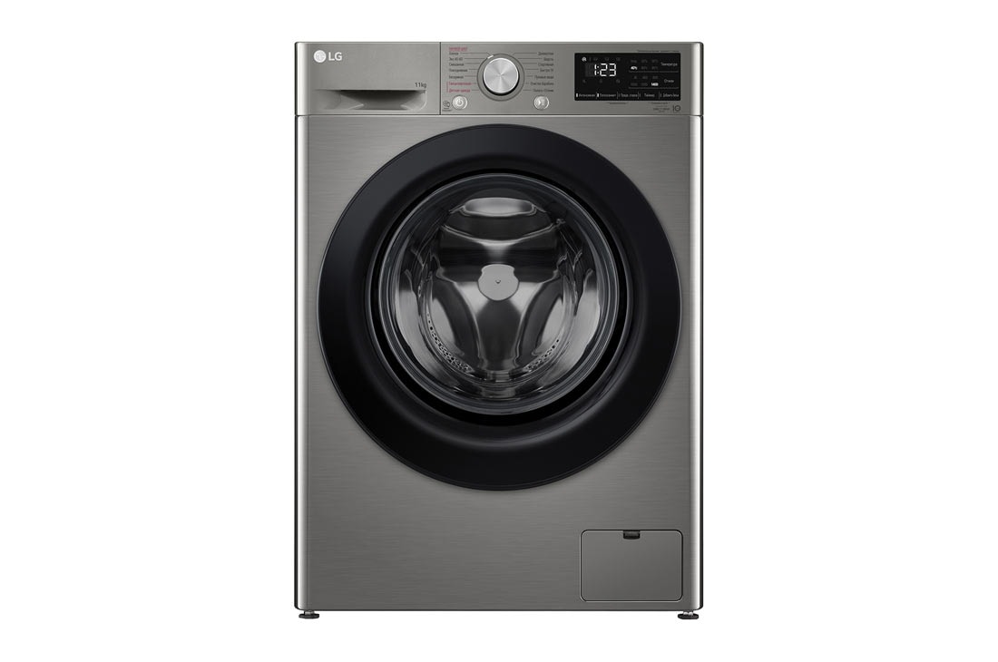 LG Стиральная машина LG 11 кг - AIDD™ |  Steam™ | Элегантный дизайн, F4V3ES6S