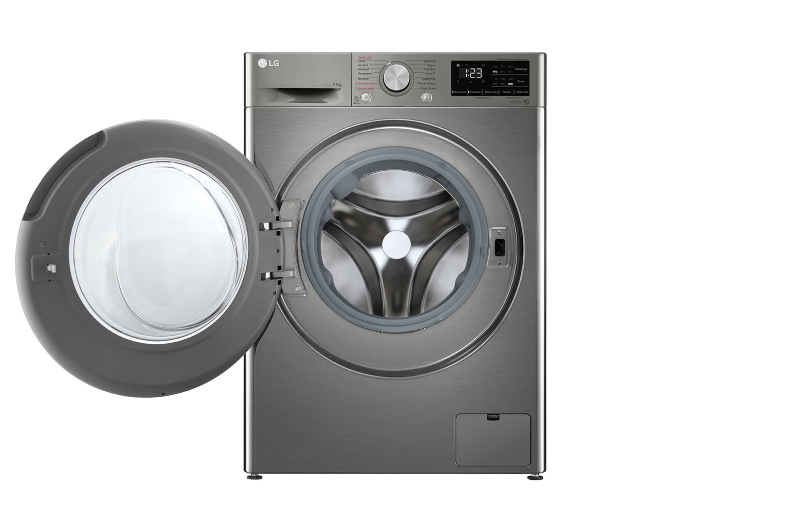 LG Стиральная машина LG 11 кг - AIDD™ |  Steam™ | Элегантный дизайн, F4V3ES6S