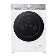 Вид Стиральная машина с сушкой LG 13/8 кг - AI DD™ | TurboWash™360˚ | Steam&#43;™ | ezDispense™ F4V9LD2W спереди