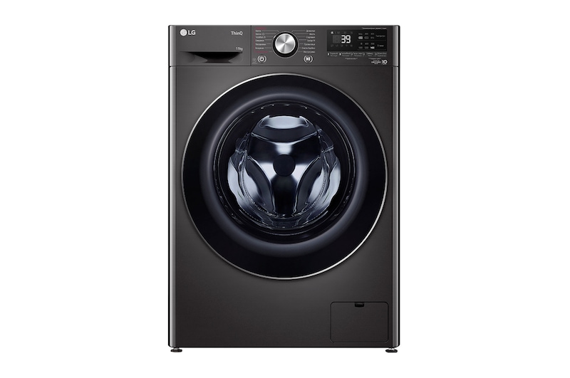 Вид стиральной машины TW4V9EW9P 11 кг - LG AI DD™ спереди
