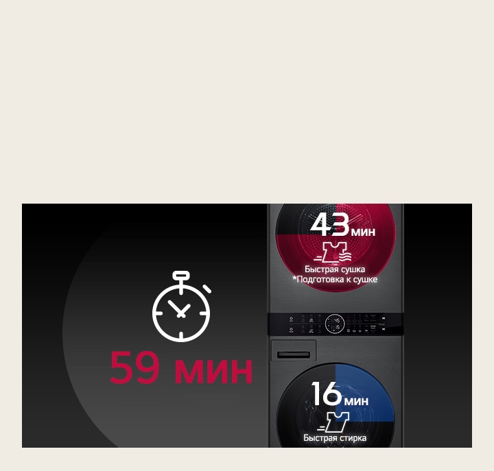 Стиральная машина Wash tower, которая экономит время при стирке и сушке одновременно