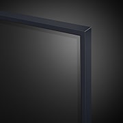 LG QNED , QNED85 теледидарының жоғарғы жағының ірі жоспары