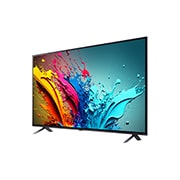LG QUAD, QNED85 теледидарына сол жақтан сәл бұрышпен қарау