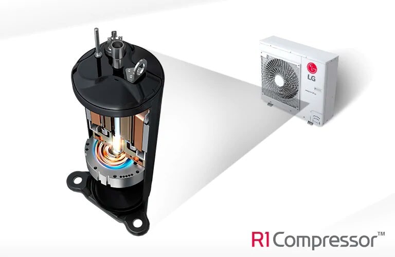 LG R1 эксклюзивті компрессоры