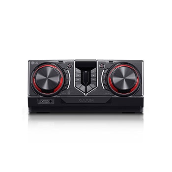 Front view of LG XBOOM CJ44 ша5ын жүйесі, 480 Вт, Караоке функциясы, DJ функциялары CJ44
