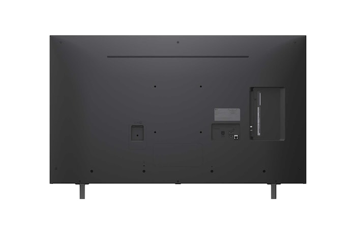Left-facing side view of LG NanoCell NANO80 TV.
