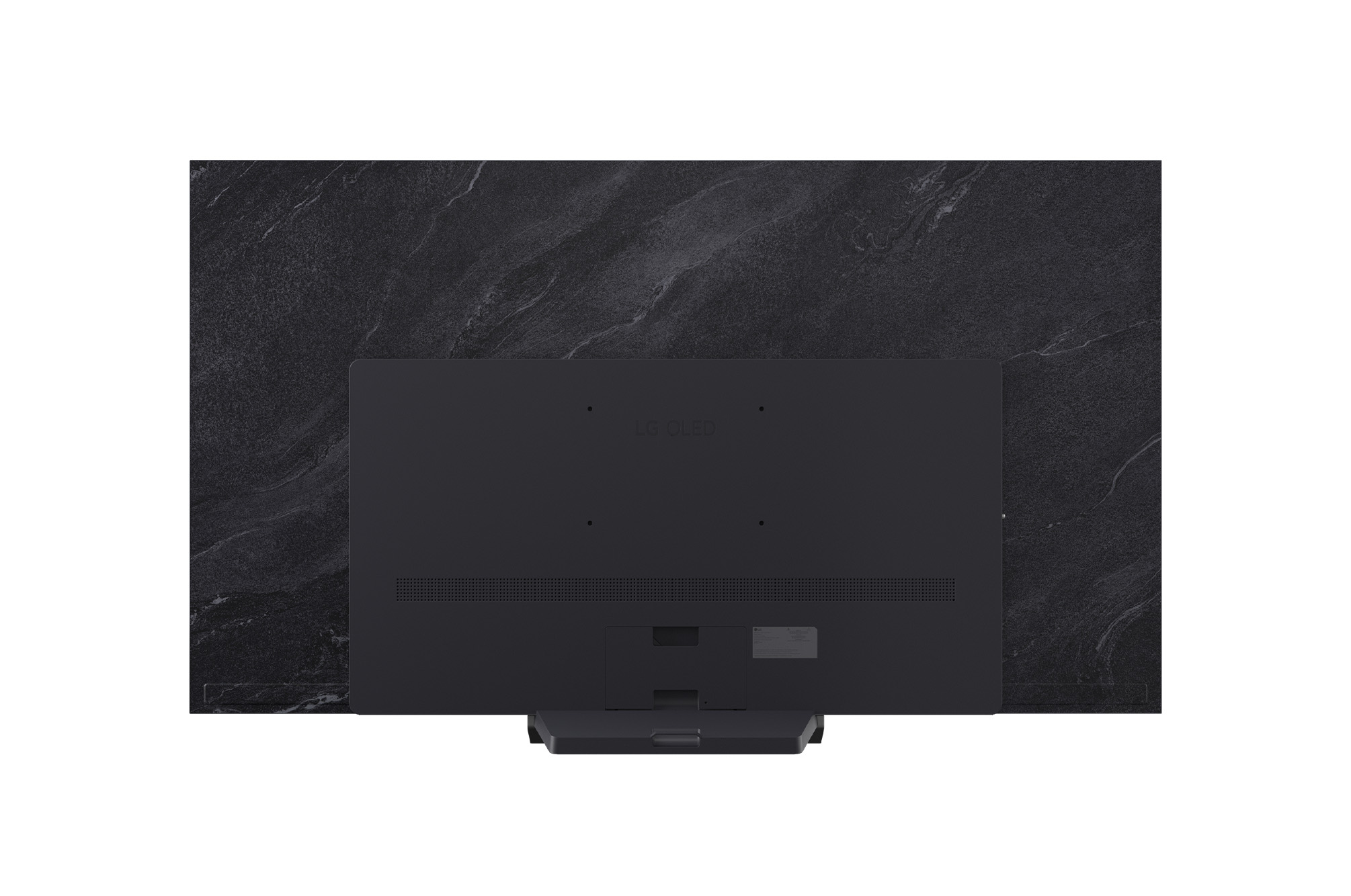 Vue arrière de la Smart TV LG OLED evo AI C5 4K.