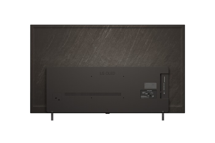 Rear view of LG OLED AI B5 4K Smart TV.