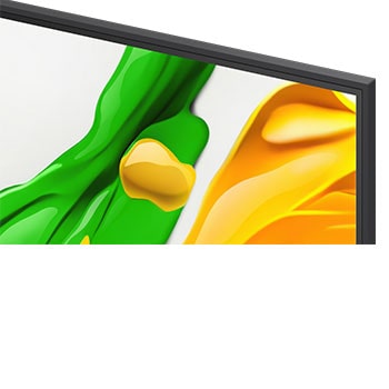 The alpha 8 AI Processor Gen2 lights up orange and pink, and colorful bolts of light shoot out from it. The title talks about how the processor delivers 4K quality, stunning color and brightness. Image text reads approximately 1.7 times NPU greater Al Neural Processing and 1.4 times CPU Faster Operation.