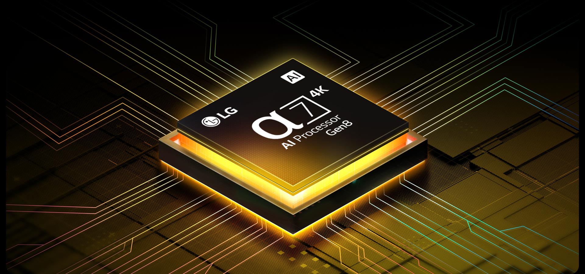 Détail du processeur IA du LG 65UA73006LA