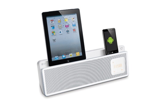 LG Station d'accueil double dock iPod/iPhone/iPad et Android, ND5520