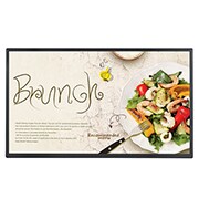 LG Ecran d'affichage standard FHD | 32" | 400 nit | Solution webOS Smart, 32SM5J-B