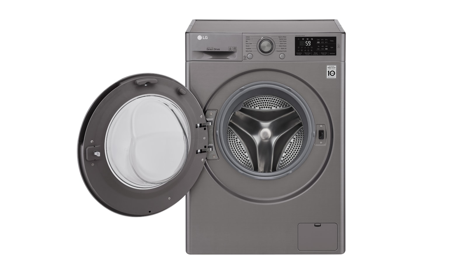 LG Lave-linge 7 KG | Moteur Direct Drive™ | 6 Motion DD | Ajout de linge, F2J5QNP7S