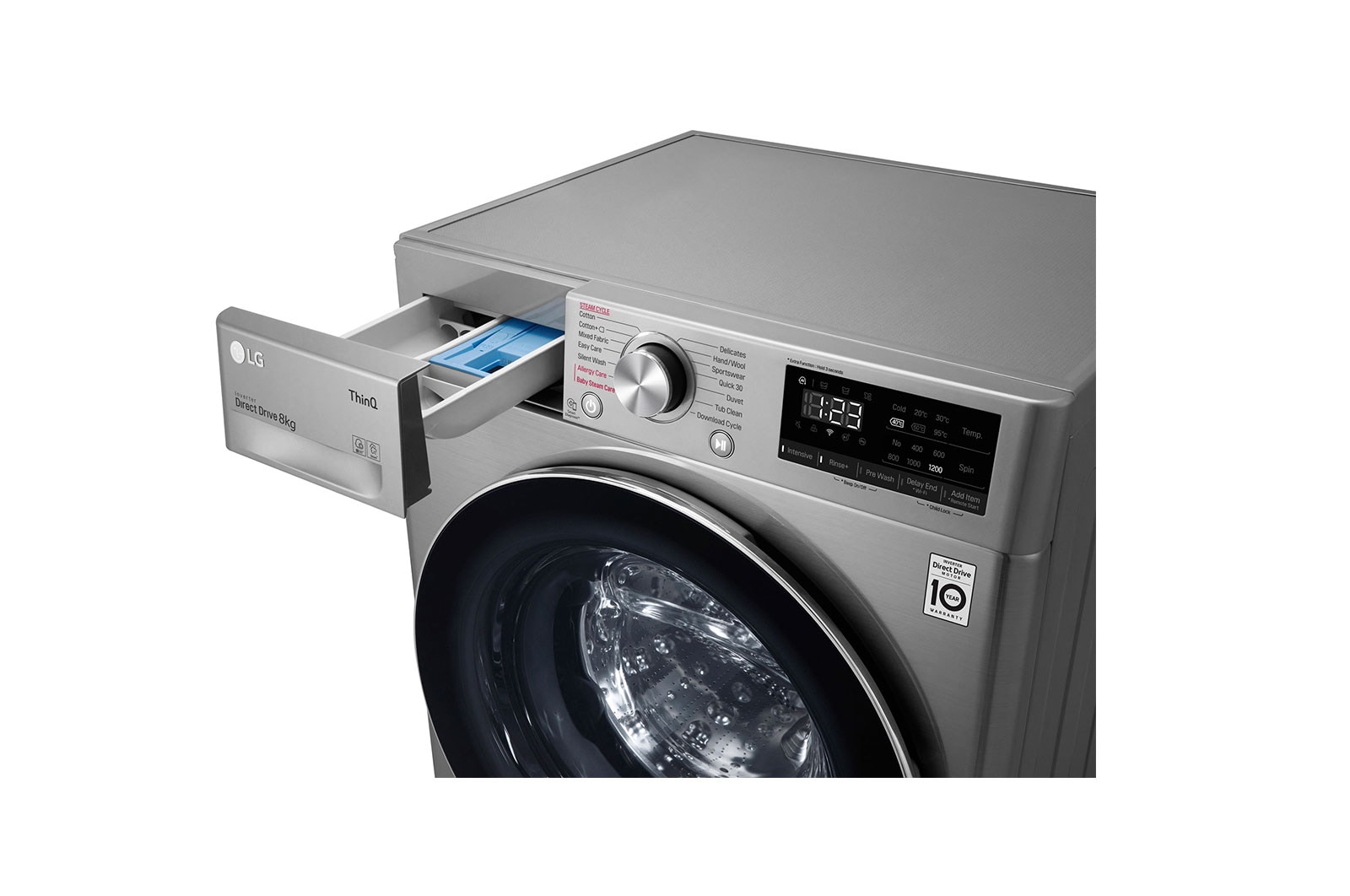 LG Machine a laver a chargement frontal l 8 KG l AIDD l ThinQ, F2V5PYP2T