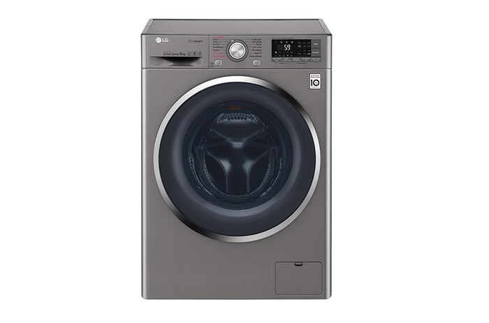 LG Lave-linge 9KG | A+++ (-30%)|Moteur Direct Drive™ | 6 Motion | TrueSteam™ | Turbowash™ | Ajout de linge, F4J7VYP8S