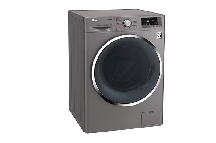 LG Lave-linge 9KG | A+++ (-30%)|Moteur Direct Drive™ | 6 Motion | TrueSteam™ | Turbowash™ | Ajout de linge, F4J7VYP8S