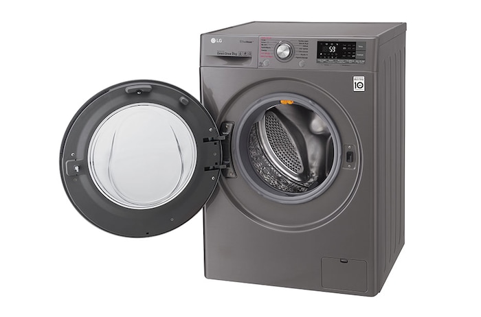 LG Lave-linge 9KG | A+++ (-30%)|Moteur Direct Drive™ | 6 Motion | TrueSteam™ | Turbowash™ | Ajout de linge, F4J7VYP8S