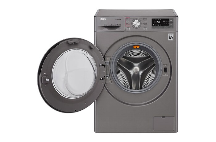 LG Lave-linge 9KG | A+++ (-30%)|Moteur Direct Drive™ | 6 Motion | TrueSteam™ | Turbowash™ | Ajout de linge, F4J7VYP8S