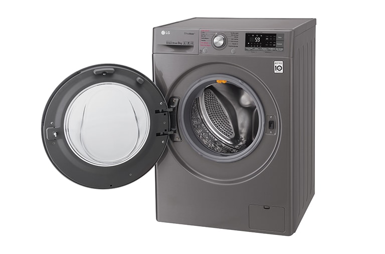 LG Lave-linge 9KG | A+++ (-30%)|Moteur Direct Drive™ | 6 Motion | TrueSteam™ | Turbowash™ | Ajout de linge, F4J7VYP8S