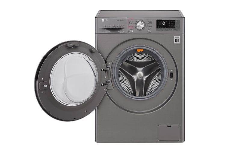 LG Lave-linge 9KG | A+++ (-30%)|Moteur Direct Drive™ | 6 Motion | TrueSteam™ | Turbowash™ | Ajout de linge, F4J7VYP8S