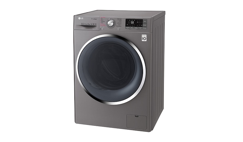 LG Lave-linge 9KG | A+++ (-30%)|Moteur Direct Drive™ | 6 Motion | TrueSteam™ | Turbowash™ | Ajout de linge, F4J7VYP8S