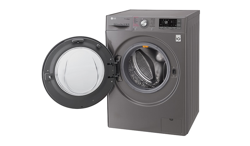 LG Lave-linge 9KG | A+++ (-30%)|Moteur Direct Drive™ | 6 Motion | TrueSteam™ | Turbowash™ | Ajout de linge, F4J7VYP8S
