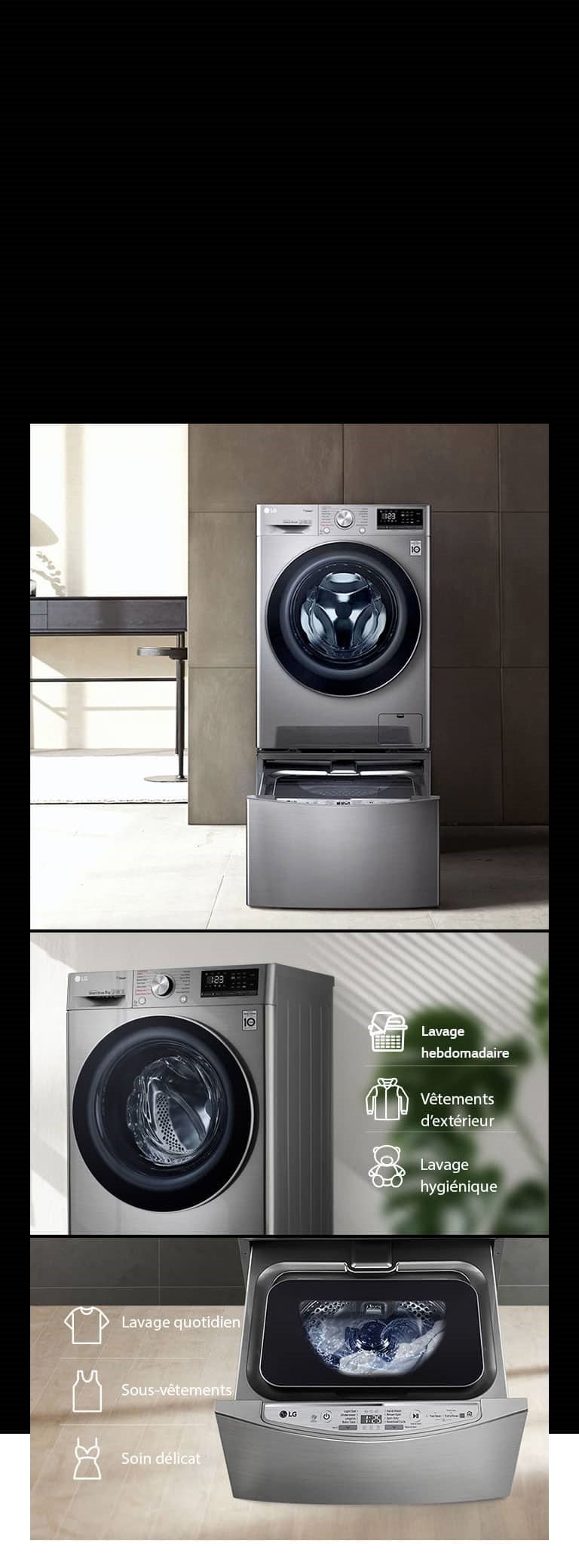 Compatible avec TWINWash™ Mini
