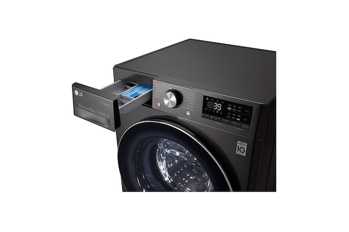LG Lave-linge 10.5 KG - 68L | 6 Motion Direct Drive™ | Moteur Direct Drive™ garanti 10 ans | TurboWash™ 360 | AI DD | Steam +| 48/71dB | A+++(-50%), F4V9RWP2E