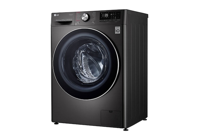 LG Lave-linge 10.5 KG - 68L | 6 Motion Direct Drive™ | Moteur Direct Drive™ garanti 10 ans | TurboWash™ 360 | AI DD | Steam +| 48/71dB | A+++(-50%), F4V9RWP2E