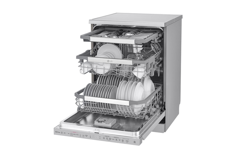 LG Lave-vaisselle LG QuadWash™ Steam | EasyRack™ | SmartThinQ™, DFB325HS