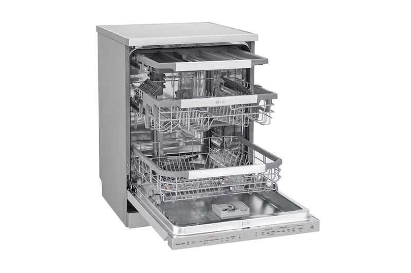 LG Lave-vaisselle LG QuadWash™ Steam | EasyRack™ | SmartThinQ™, DFB325HS