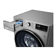 LG Lave-linge et Sèche-linge | 10,5 / 7 Kg| Capacité plus grande | AI DD | Steam | ThinQ, F4V5RGP2T